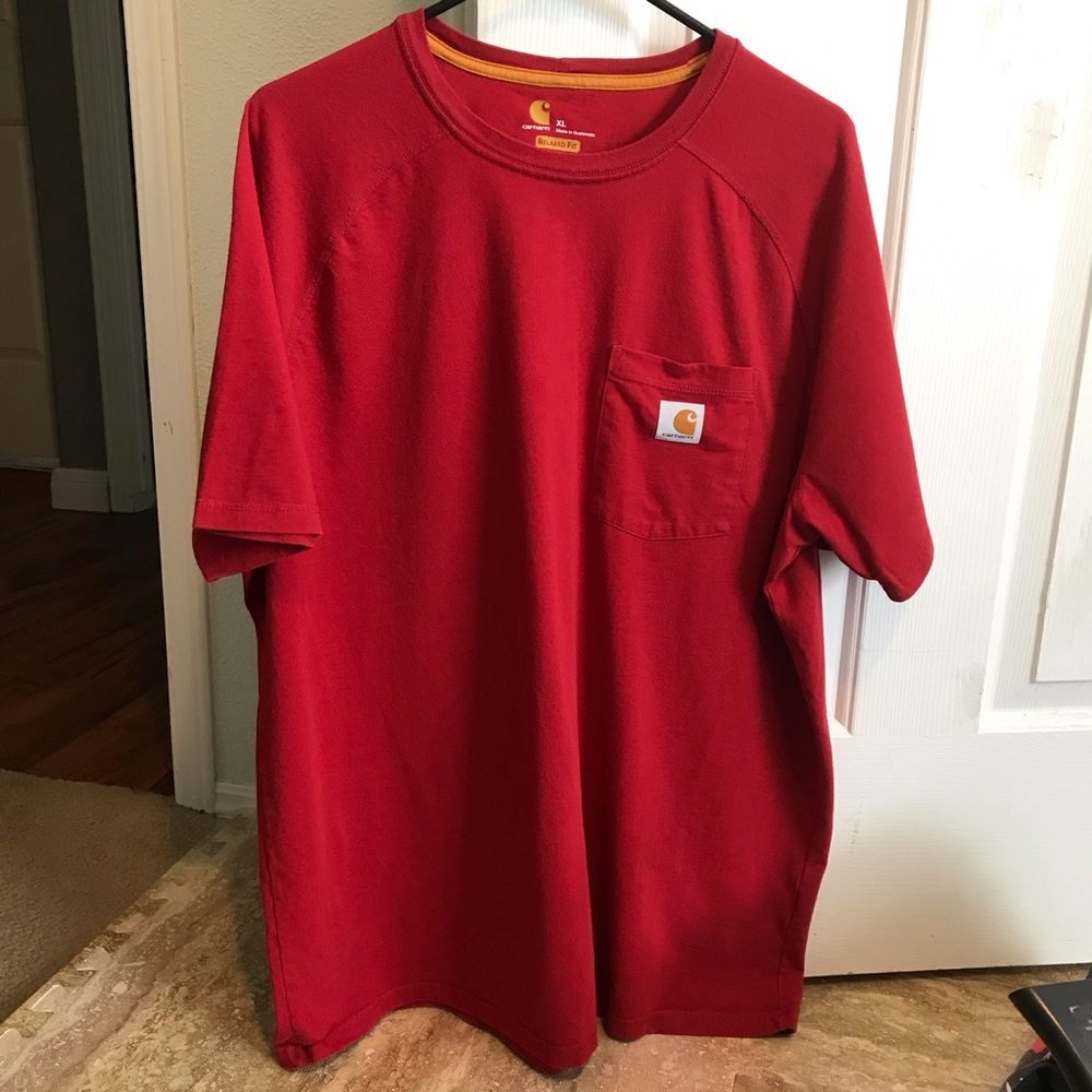Men’s XL carhartt t-shirt red relaxed fit